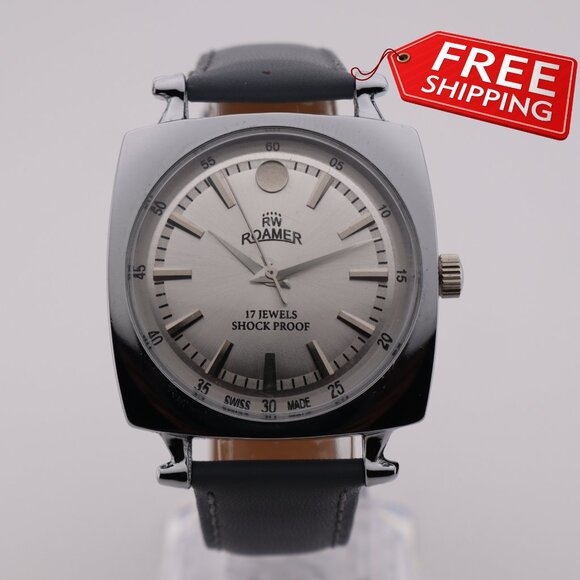 Vintage Roamer ST96 Watch – Swiss Made, 17 Jewels, Manual Wind, Stylish - Picture 1 of 8